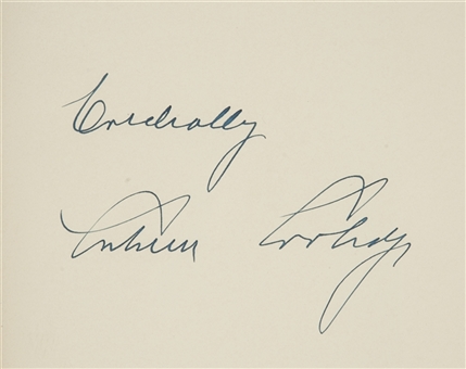 Calvin Coolidge Signed Book (JSA)